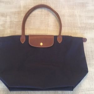 LONGCHAMP NAVY BLUE - Nylon Tote Handbag